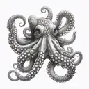 octopus shouler arm men tattoo black and white tattoo tattoo design idea