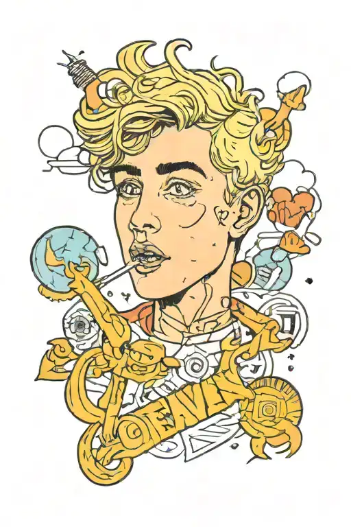 Troye Sivan tattoo design idea