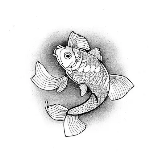 Koi Fish tattoo design idea