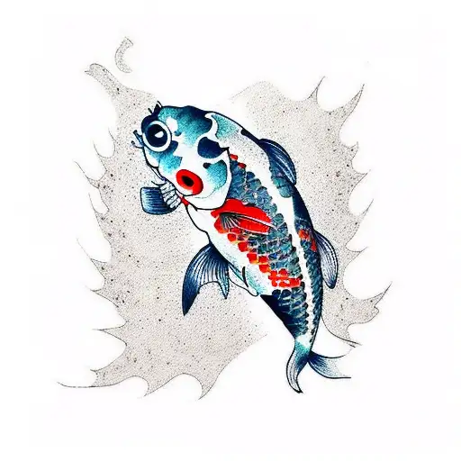 Koi Fish tattoo design idea