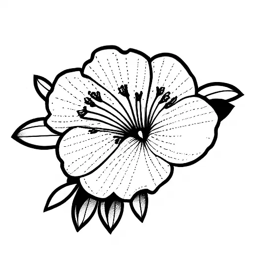 azalea  tattoo design idea