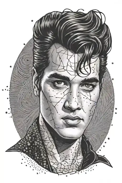 Elvis Presley tattoo design idea