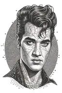 Elvis Presley tattoo design idea