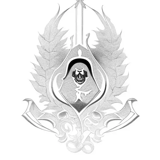Gonzalez family crest tattoo design idea