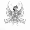 Gonzalez family crest tattoo design idea