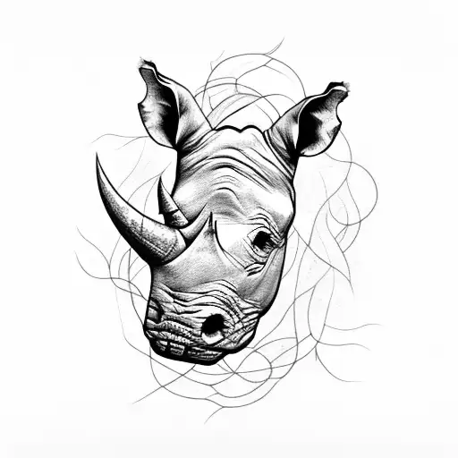 Graphic Rhino Skull With Shadows In Realistic Colors Royalty Free SVG,  Cliparts, Vectors, and Stock Illustration. Image 135315614.