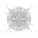 thunder pattern sublimation tattoo design idea