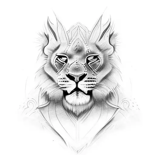 rey Leon  tattoo design idea