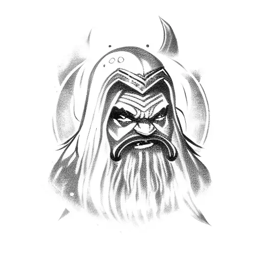 world of Warcraft dwarf tattoo design idea
