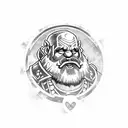 world of Warcraft dwarf tattoo design idea