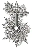Kingdom Hearts, keyblades tattoo design idea