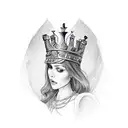 chess,queen,pawn,promotion,graphics,blueprint tattoo design idea