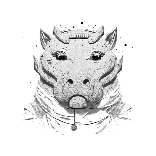 bojack horseman tattoo design idea