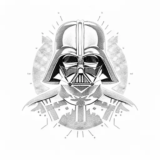 darth vader tattoo design idea