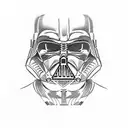 darth vader tattoo design idea