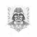 darth vader tattoo design idea
