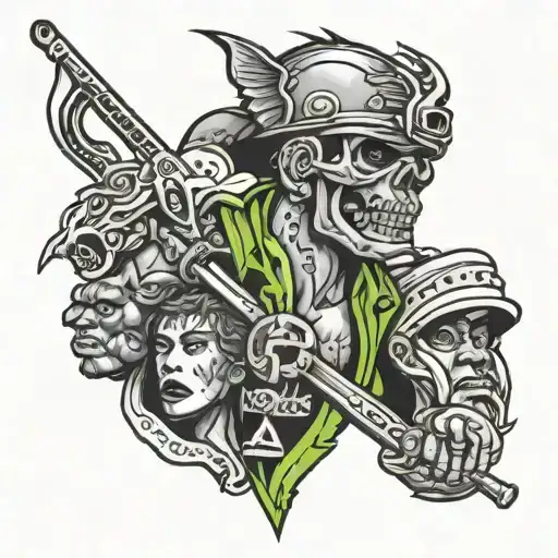 latin and thugs tattoo design idea