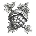 acorn tattoo design idea