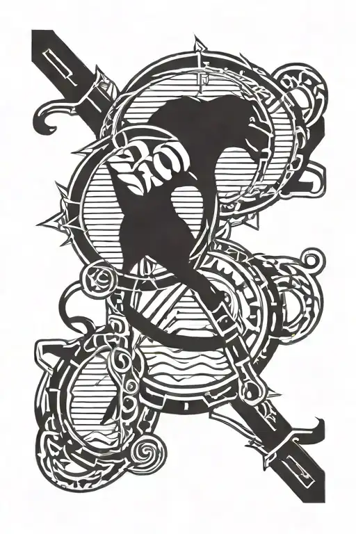 colorado in jail bars tattoo design idea