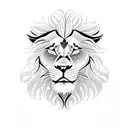  Lion and  aeroplane  and compass  tattoo design idea