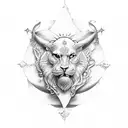 Bible scripture of Joshua 1:9 tattoo design idea