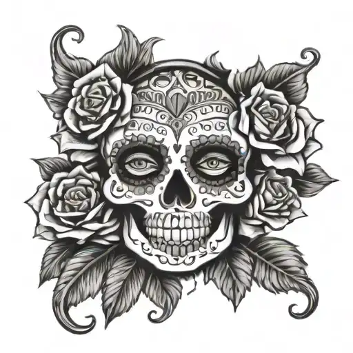 Catrina Mexico tattoo design idea