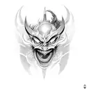 itadori, demon, sukuna tattoo design idea