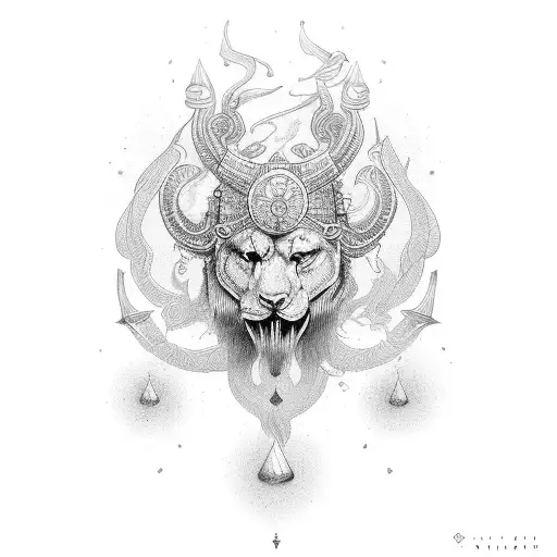 vignisir zeus tattoo design idea
