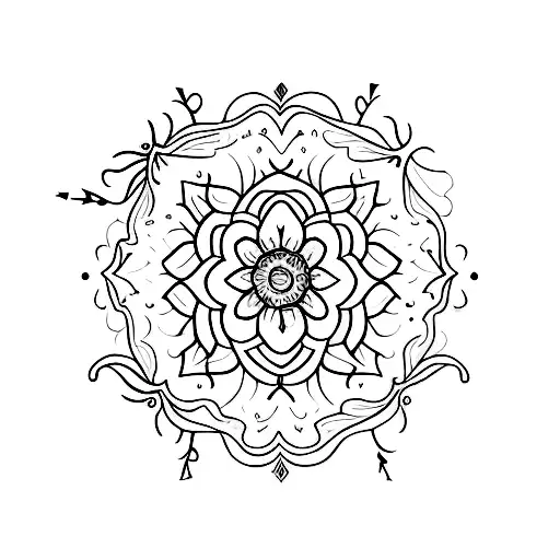 henna tattoo design idea
