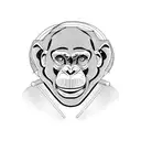 chimpanzee tattoo design idea