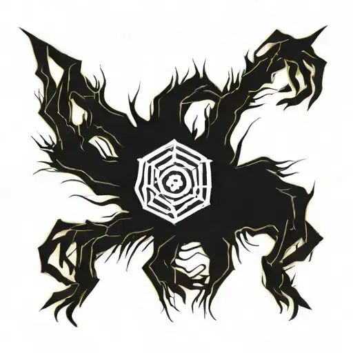 hunter x hunter spider number 8 but the 8 comes from espada number 8 of bleach  tattoo design idea