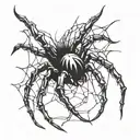 hunter x hunter spider number 8 but the 8 comes from espada number 8 of bleach  tattoo design idea