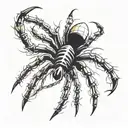 hunter x hunter spider number 8 but the 8 comes from espada number 8 of bleach  tattoo design idea