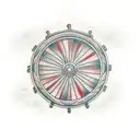 wagon wheel tattoo design idea