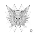 rave tattoo design idea