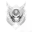 Carli with Avengers tattoo design idea