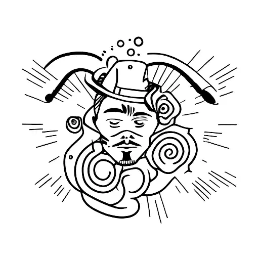 trust no one  tattoo design idea