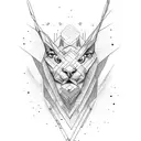 mentally strong girl who was broken a lot before  tattoo design idea