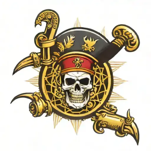 combination of Shriner logo and Bingo tattoo design idea