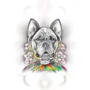 cane corso tattoo design idea