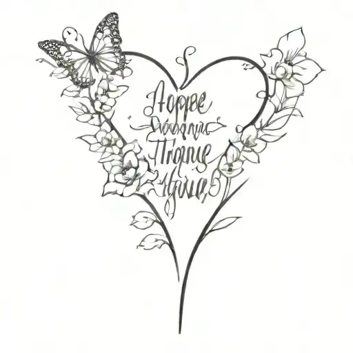 "i hope everything you want comes true love mom" tattoo design idea