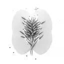 wheat tattoo design idea