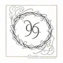 A simple yet elegant tattoo of a friendship bracelet encircling the number 9, symbolizing the bond between friends and the dancer's love for both tattoo design idea