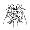 ant with a bow on its head tattoo design idea