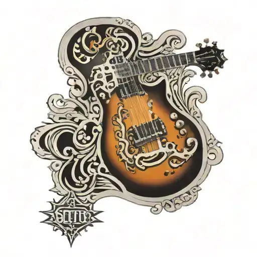 schecter banshee guitar fretboard marking 12th fret tattoo design idea