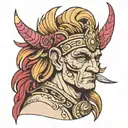 caesar tattoo design idea