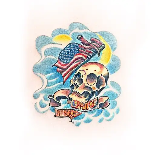 classic store tattoo design idea