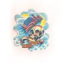 classic store tattoo design idea