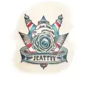 classic store tattoo design idea