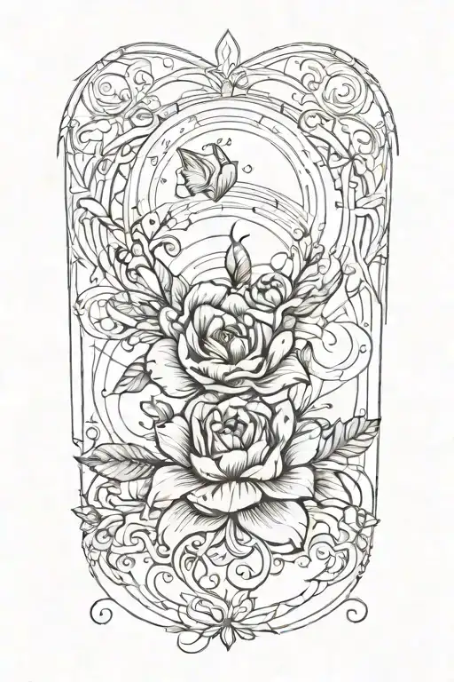 just before dawn tattoo design idea